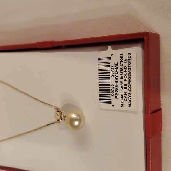 R.H. Macy & Co 14k cultured pearl necklace - Picture 4 of 6